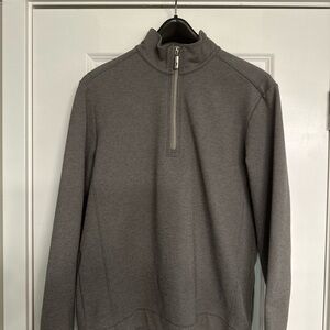 Men's Tommy Bahama Gray Half-Zip Pullover